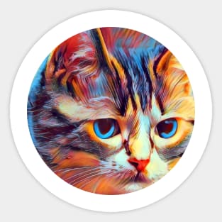 Agreeable mycat, revolution for cats Sticker